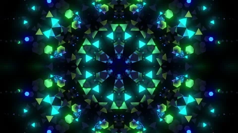Geometric Kaleidoscope Stock-Footage 236388906