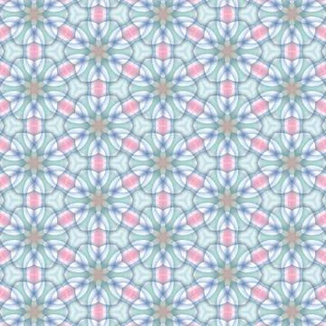 Geometric kaleidoscope multicolored seamless pattern. Abstract background. Stock-Illustration