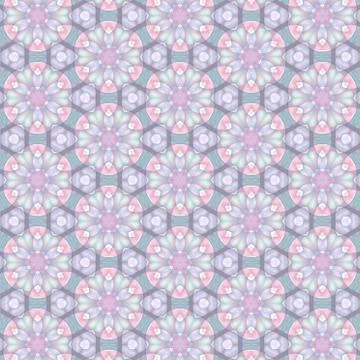 Geometric kaleidoscope multicolored seamless pattern. Abstract background. Stock Illustration