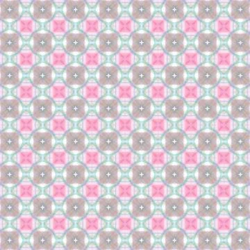 Geometric kaleidoscope multicolored seamless pattern. Abstract background. Stock Illustration