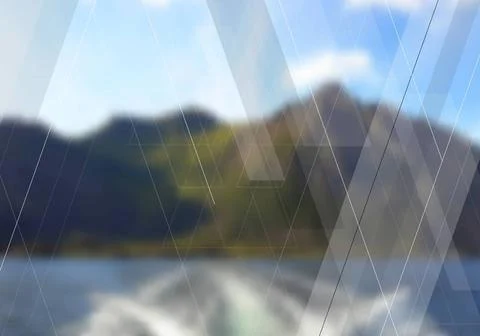 Geometric landscape abstract tech background Geometric landscape abstract ... Foto stock