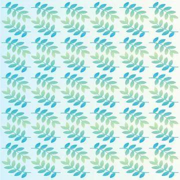 Geometric leaf pattern for Fresh Natural Decor Stock Illustration