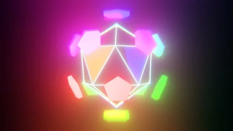 Geometric light background Stock Footage 191370904