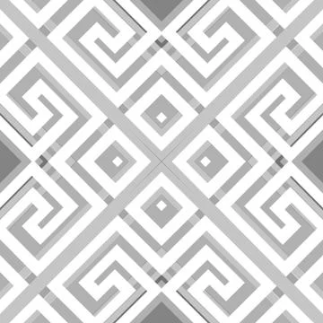 Geometric light elegant greek vector seamless pattern. Ornamental geometric Stock Illustration