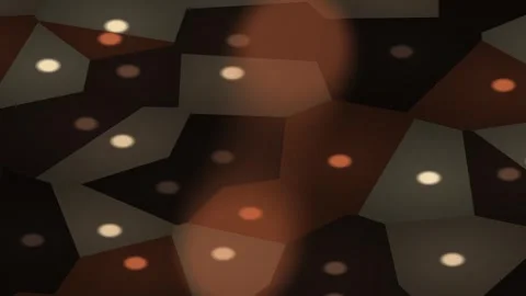 Geometric Light Patterns Creating Warm Ambient Lighting in Modern Ceiling Til Stock Footage 327944710