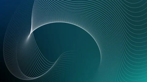 Geometric line animation with gradient background. Wave pattern animation. Stock Footage 162535462