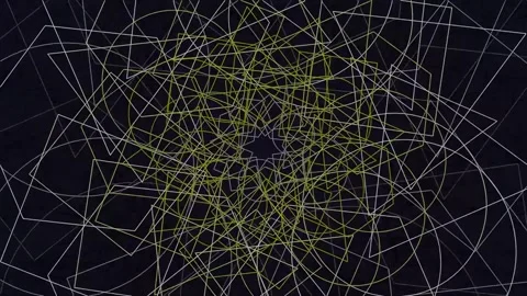 Geometric line art abstract background pattern for modern design video loop Stock Footage 342158625