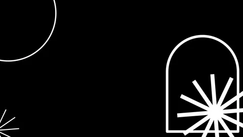 Geometric Line Art Stock Footage 334367160