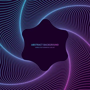Geometric line art Stock Illustration