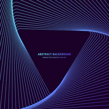 Geometric line art Stock Illustration