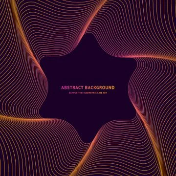 Geometric line art Stock Illustration