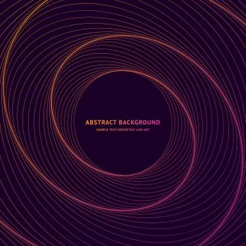 Geometric line art Stock Illustration