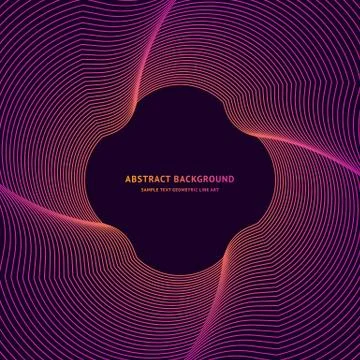 Geometric line art Stock Illustration