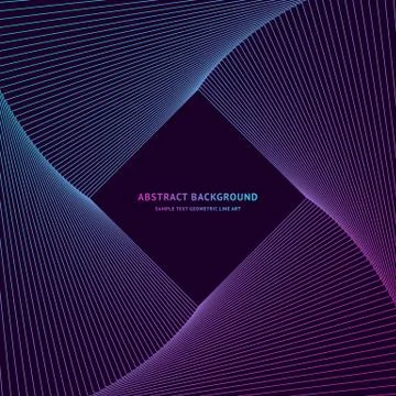 Geometric line art Stock Illustration