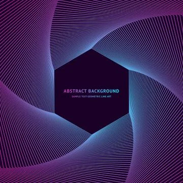 Geometric line art Stock Illustration