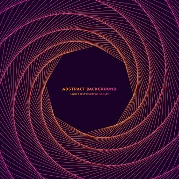 Geometric line art Stock Illustration