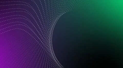 Geometric line  with gradient background. Wave pattern abstract line. Stockillustratie