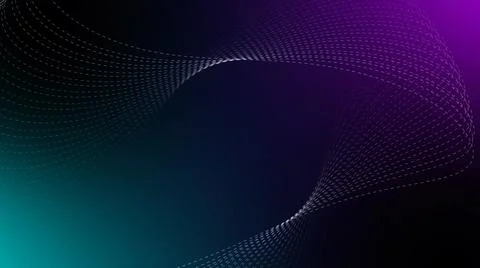 Geometric line  with gradient background. Wave pattern abstract line. Stock Illustration