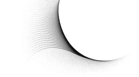 Geometric line  with gradient background. Wave pattern abstract line. Illustrazione stock