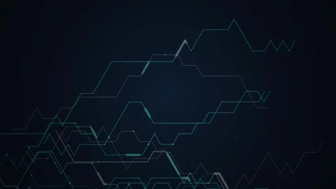 Geometric line graphs glowing seamless loop motion background Stock Footage 345075733
