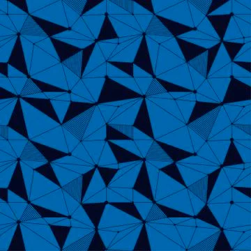 Geometric line hipster seamless pattern with triangle, dot. Reticulated abstr 스톡 일러스트