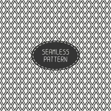 Geometric line seamless pattern with rhombus, square. Paper for scrapbook Stock Illustration