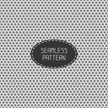 Geometric line seamless pattern with rhombus, square. Paper for scrapbook Stock Illustration