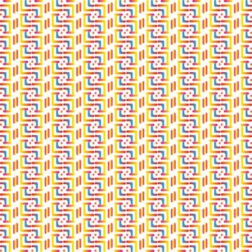 Geometric Linear Pattern for Creative Agency Branding Stock Illustration