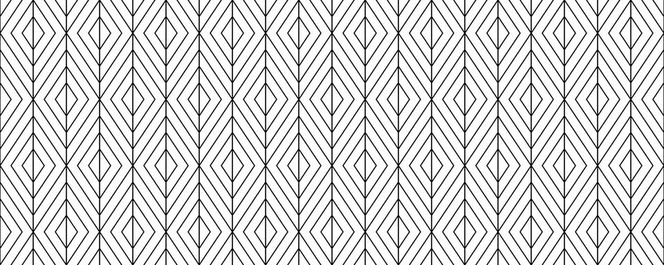 Geometric linear seamless pattern. Black and white repeating wallpaper. Lattice Stock Illustration