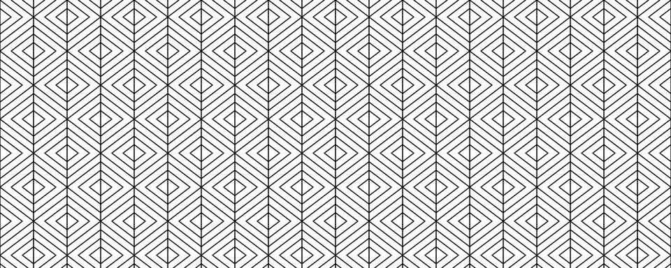 Geometric linear seamless pattern. Black and white repeating texture. Lattice イラスト素材