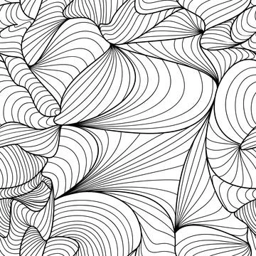 Geometric linear seamless pattern Stock Illustration