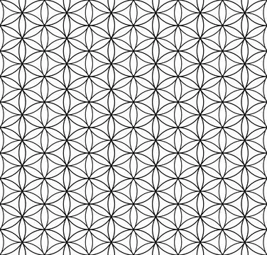 Geometric linear seamless pattern Illustrazione stock