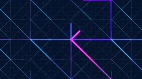 Geometric Lines BackGround loop Stock Footage 158809030