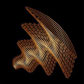 Geometric lines design elements. Stock Illustration