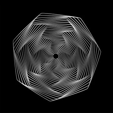 Geometric lines design elements. Stock Illustration