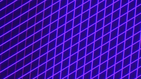 Geometric lines grid with blue neon color Video stock 202051781