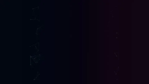 Geometric lines intertwine across gradient background Video stock 329900078