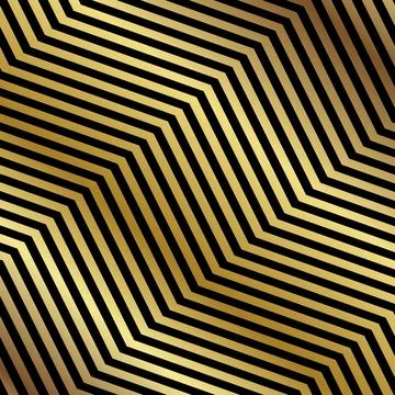 Geometric lines pattern. Golden vector texture with thin diagonal stripes a.. Illustrazione stock