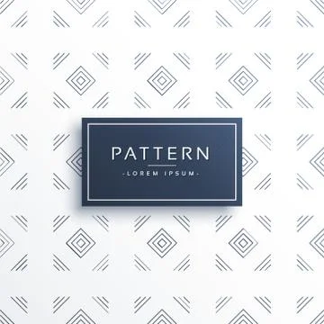 Geometric lines pattern vector background Illustrazione stock