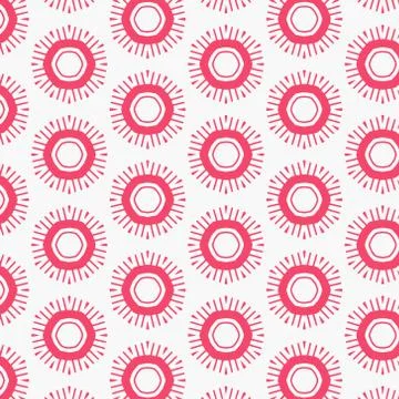 Geometric lines patterns in hexagonal shape Stock Illustration