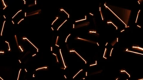 Geometric lines. Seamless motion design for poster. Stock Footage 112960625