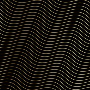 Geometric lines seamless pattern. Golden vector texture with thin diagonal .. Stock Illustration