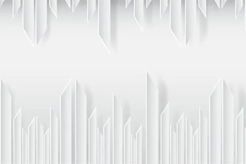 Geometric lines white texture background vector Ilustração Stock