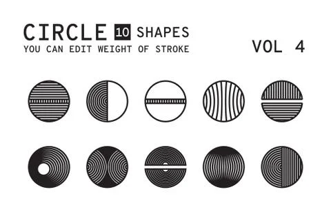 Geometric logo design Stock Illustration