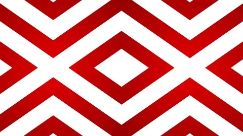 Geometric loop abstract diamonds red Stock Footage 77149109