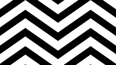 Geometric loop upward arrows abstract black white Stock Illustration