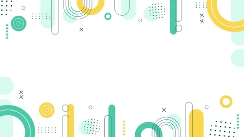 Geometric loop video Stock Footage 287963964