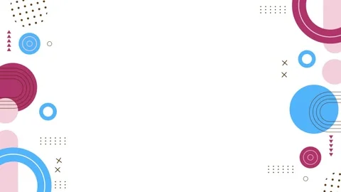 Geometric loop video Video stock 287964019