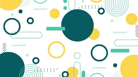 Geometric loop video Stock Footage 288054370