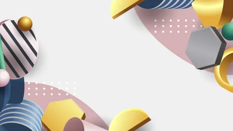Geometric loop video Stock Footage 288163775